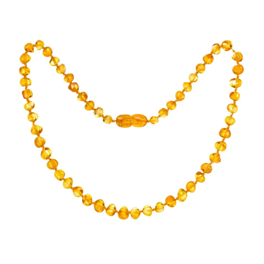 Amberos Barnsteen ketting baby/peuter Honey