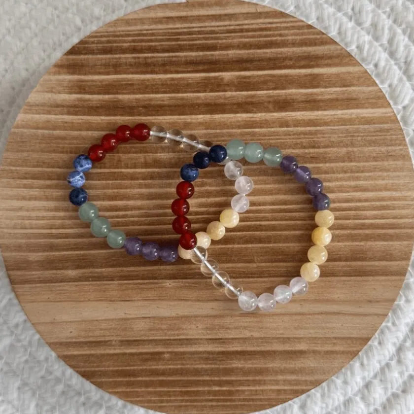 Baby Natura Chakra kogelarmband 6mm kind