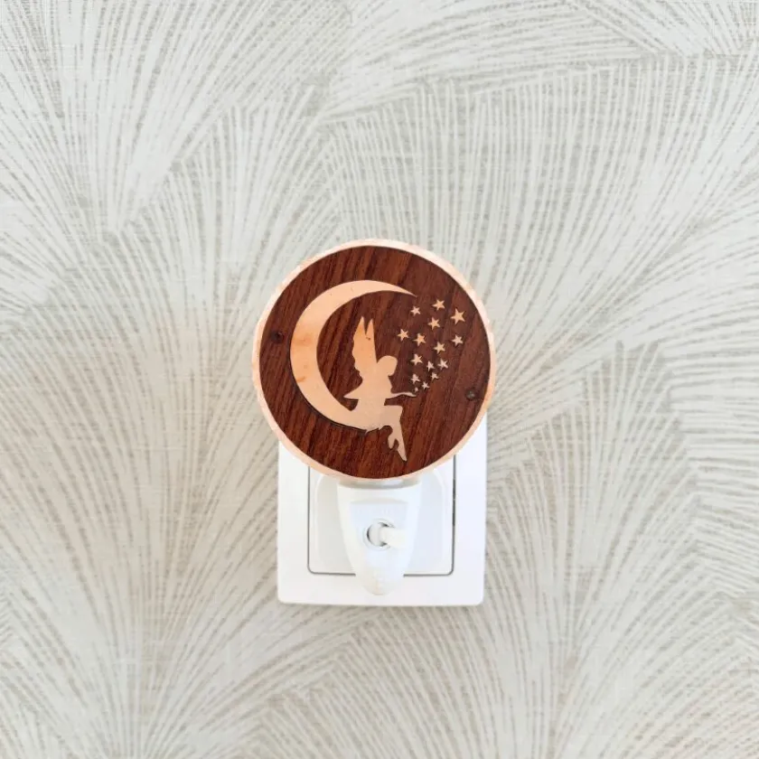 Baby Natura Himalayazout nachtlampje Engel met ster 3D