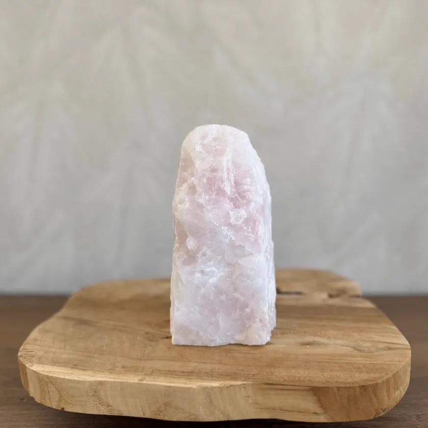 Baby Natura Ruwe Rozekwarts lamp