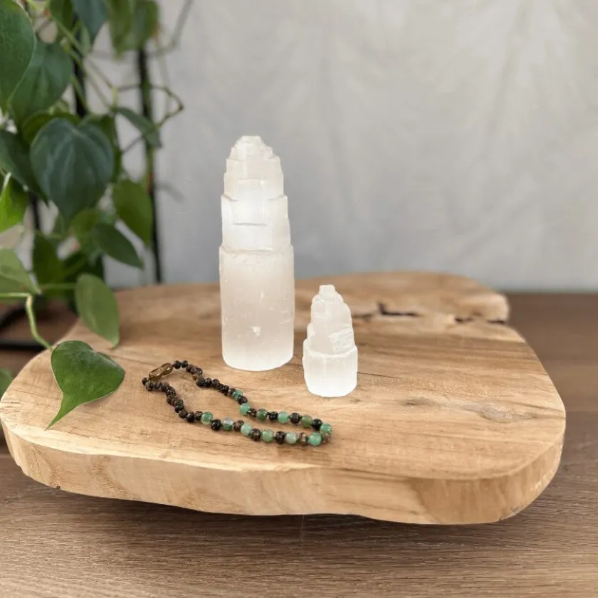 Baby Natura Seleniet toren ijsberg – 6cm