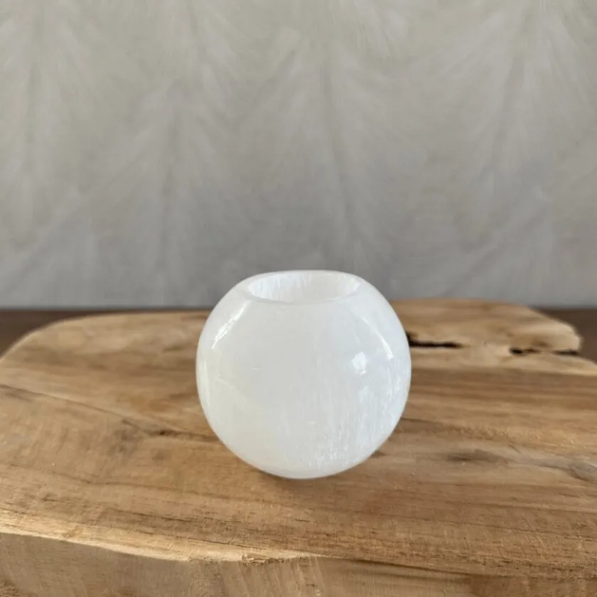 Baby Natura Seleniet theelichthouder bal