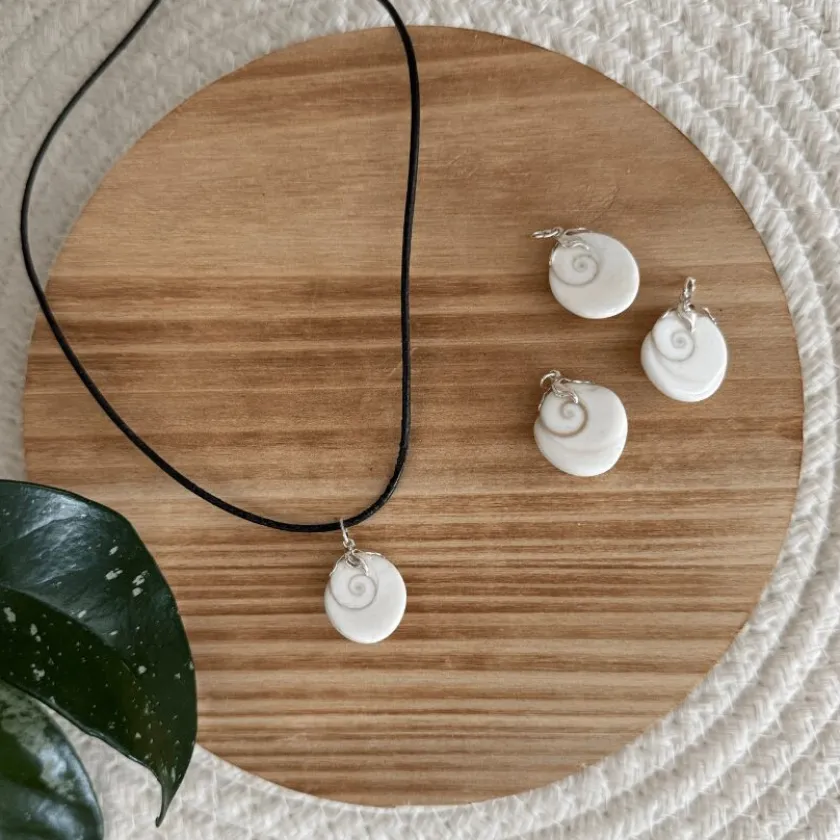 Baby Natura Shiva Eye edelsteen hanger – Bescherming & Intuïtie