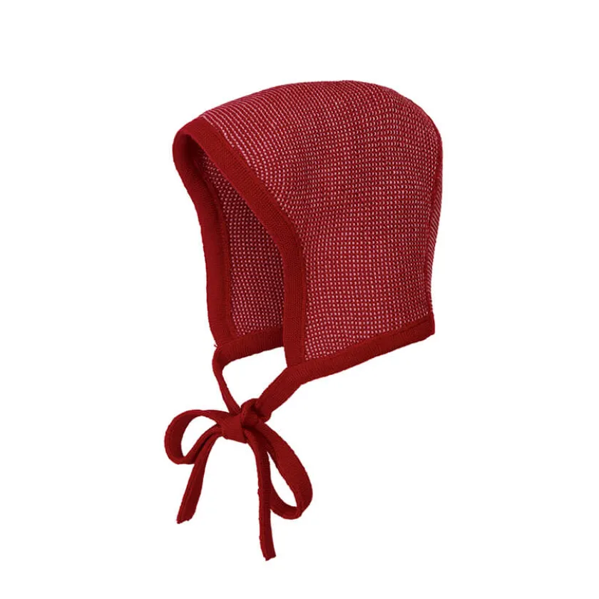 Disana Strikmutsje wol bordeaux