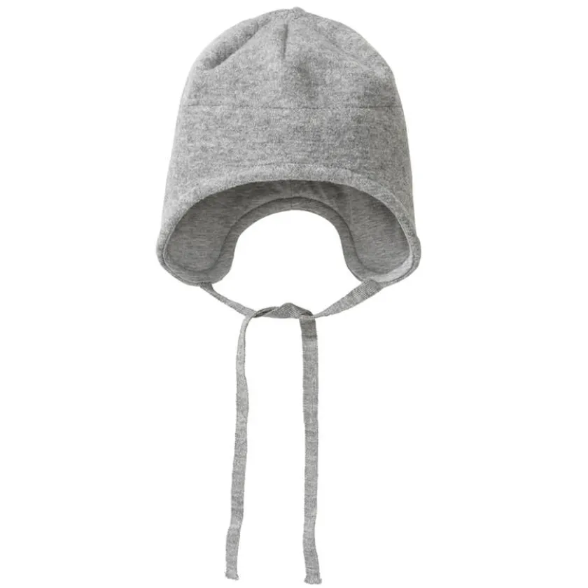 Disana Strikmutsje gekookte wol grijs