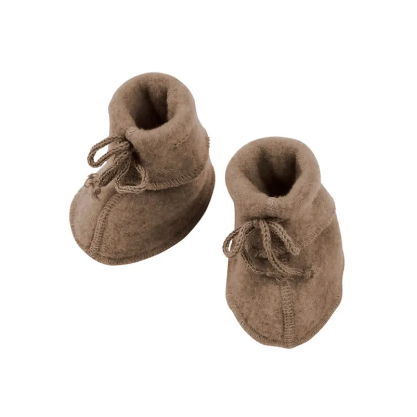 Engel Natur Slofjes wolfleece walnoot