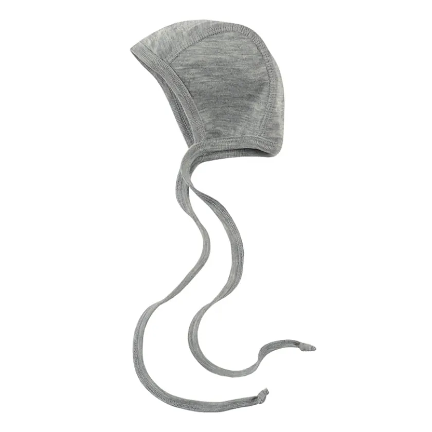 Engel Natur Strikmutsje wol zijde grijs