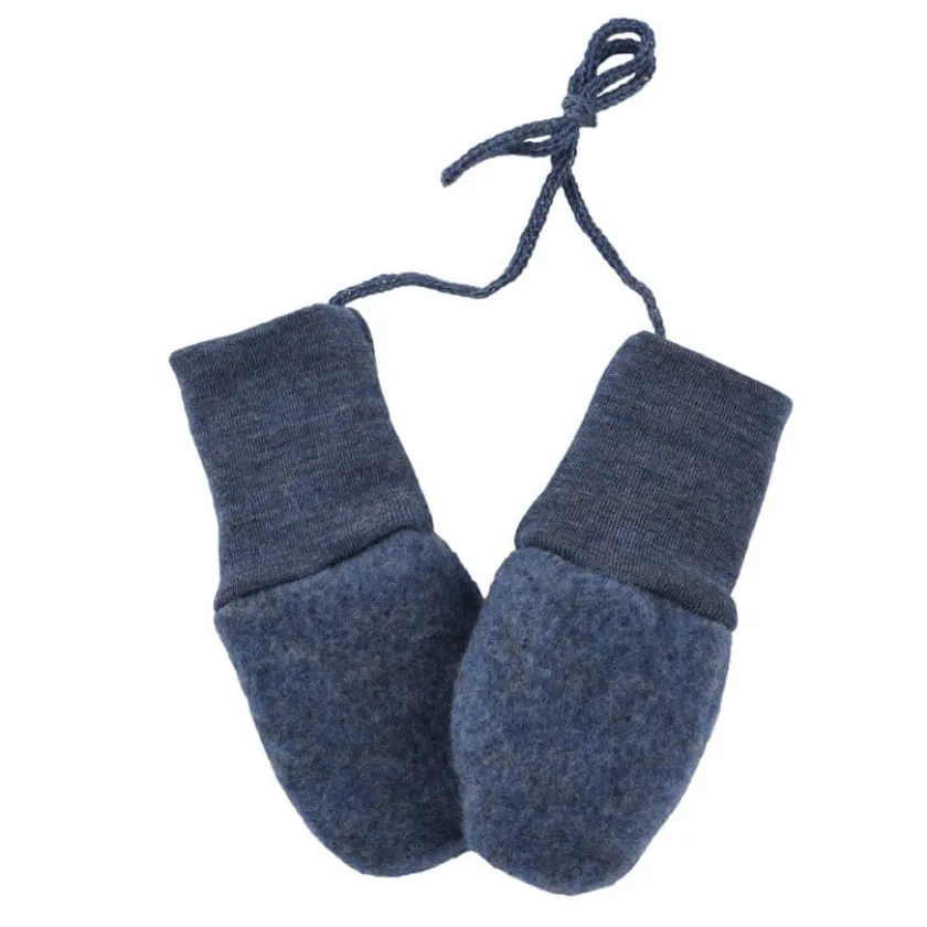 Engel Natur Wantjes wolfleece blauw