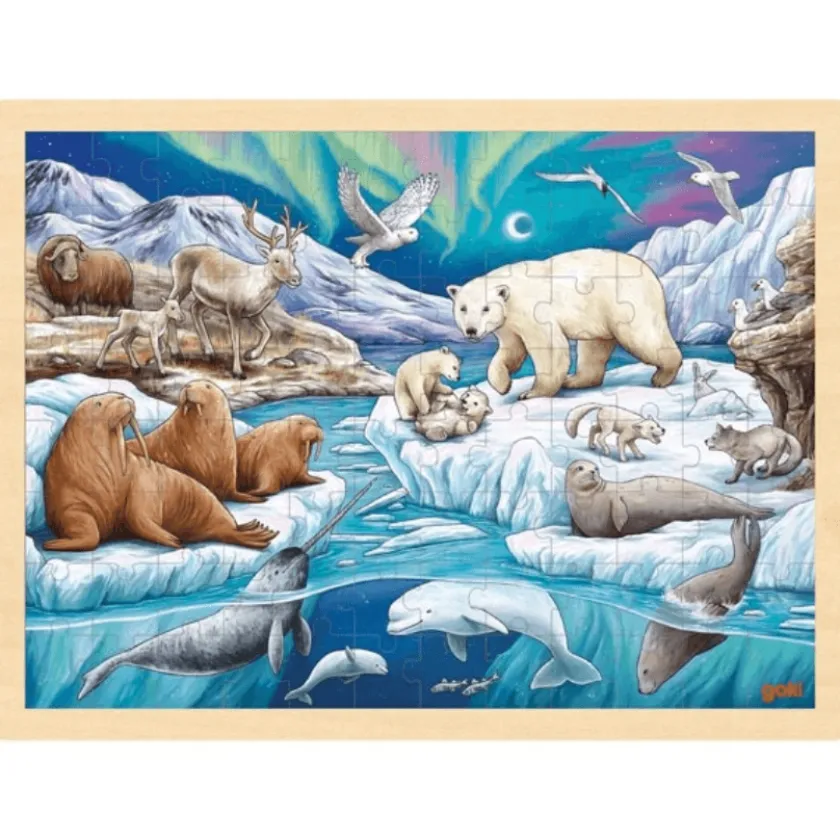 Goki Houten Puzzel Poolnacht