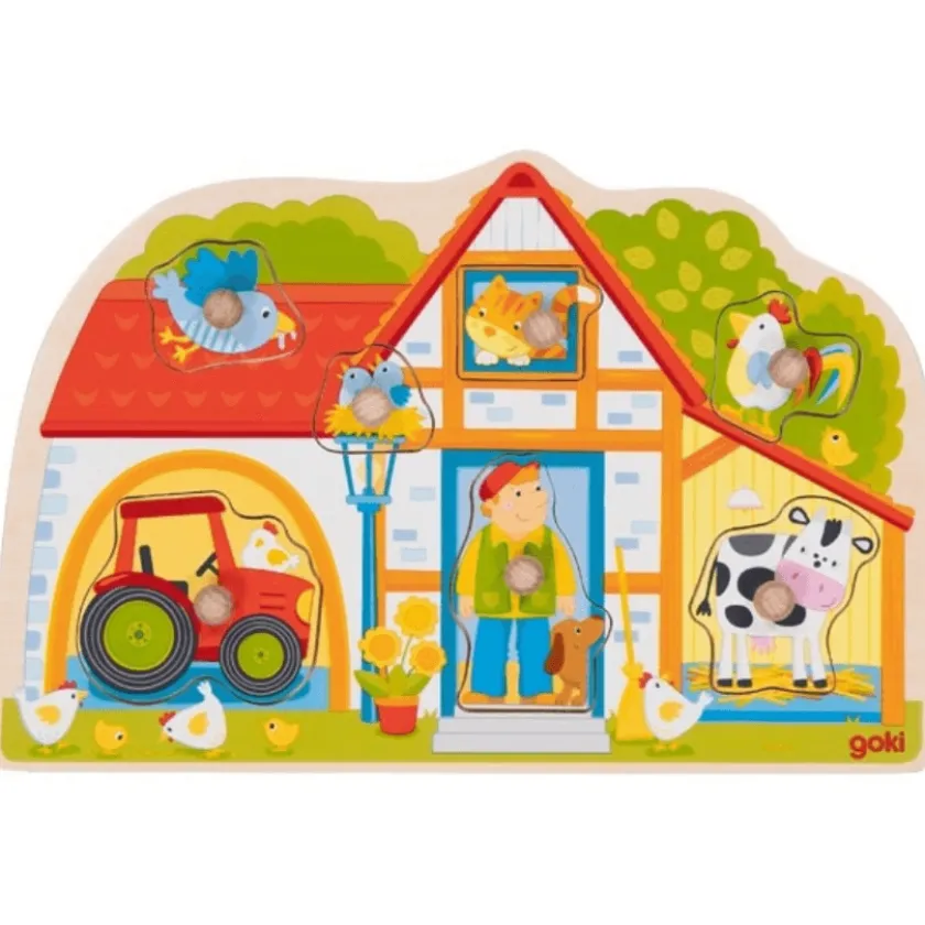 Goki Houten Puzzel Mijn Boerderij