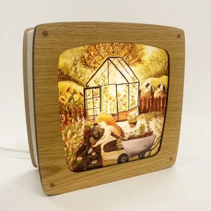 Het Houtlokael Toverlamp Premium Oak