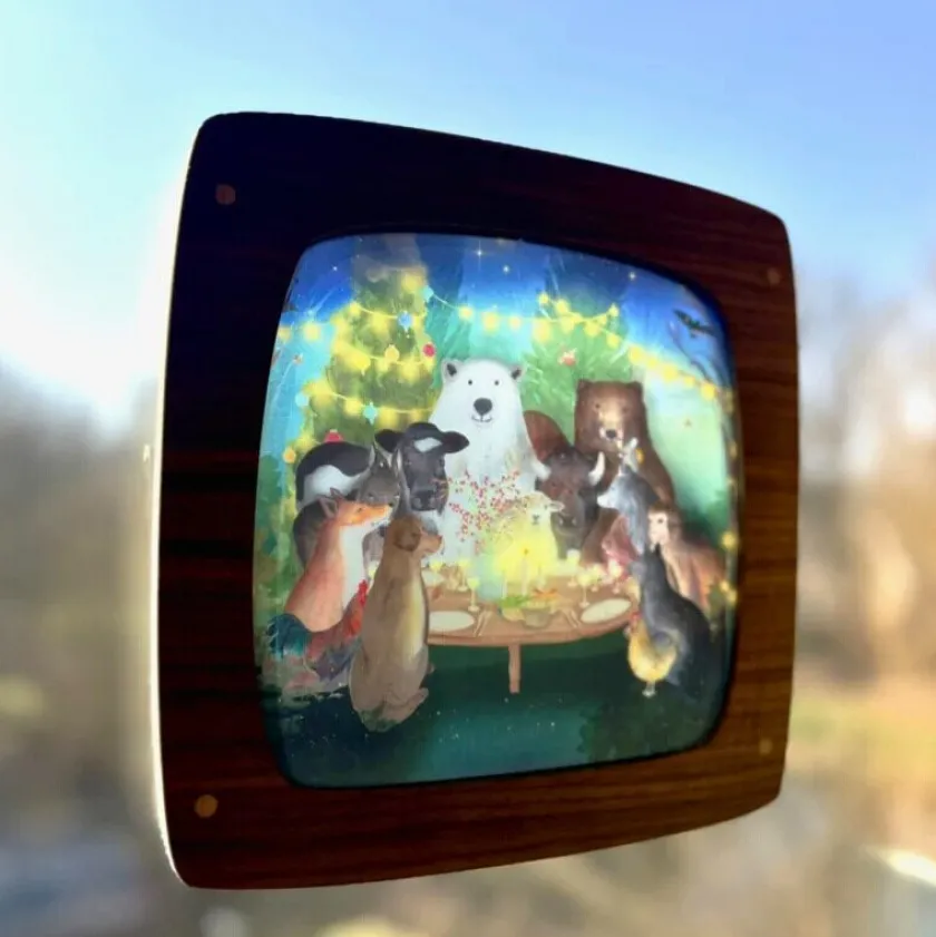 Het Houtlokael Toverraamhanger Premium Walnut