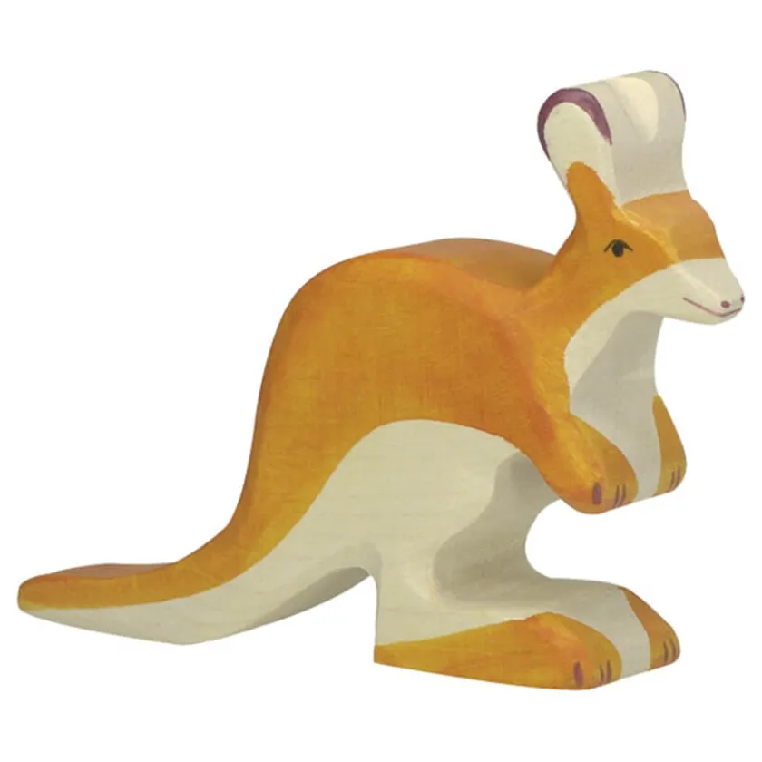 Holztiger Houten kangeroe klein