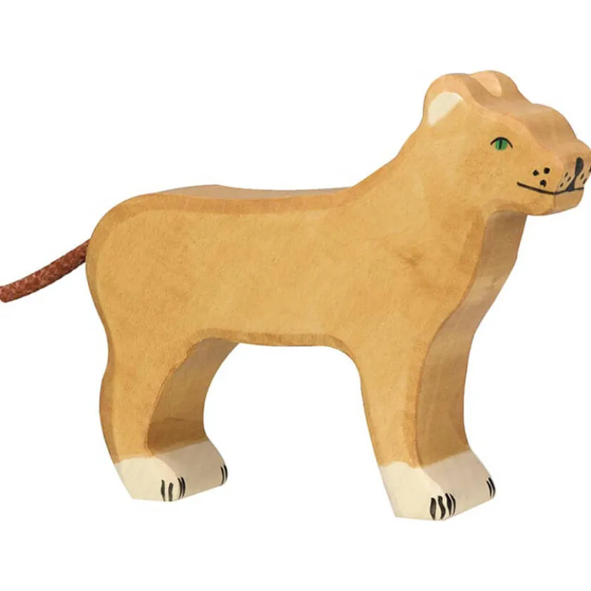 Holztiger Houten leeuwin