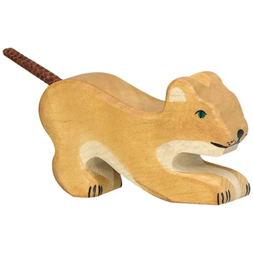 Holztiger Houten leeuwtje welp