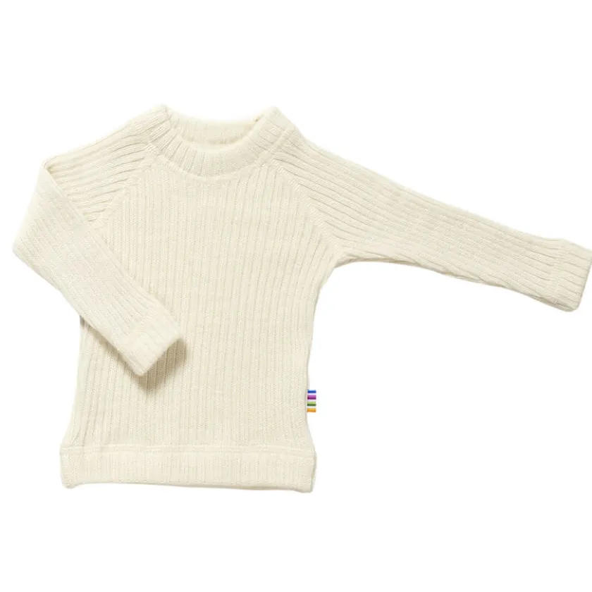 Joha Gebreide wollen trui ecru