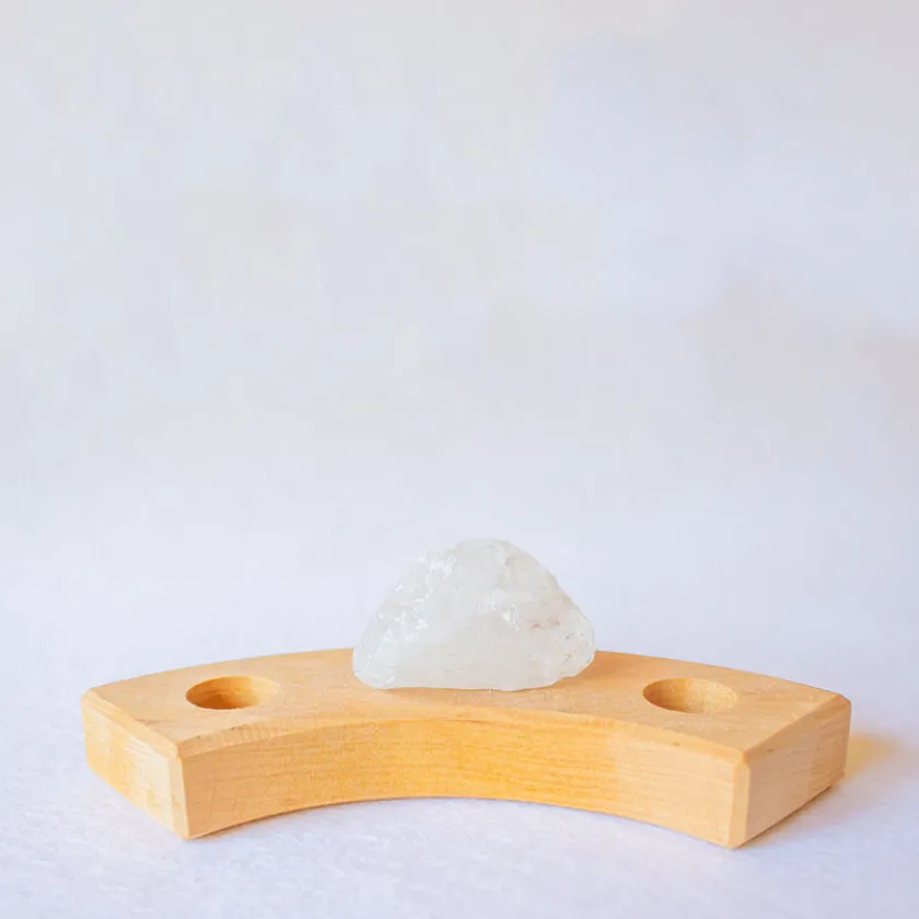 Klein dappertje Bergkristal steker | Leeuw