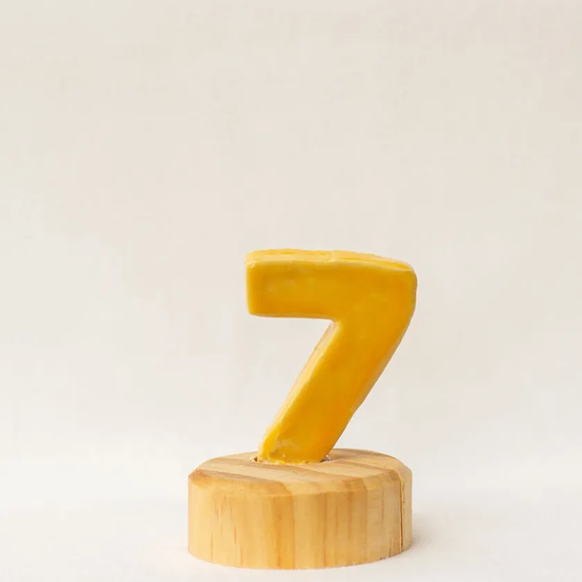 Klein dappertje Cijfer 7 steker