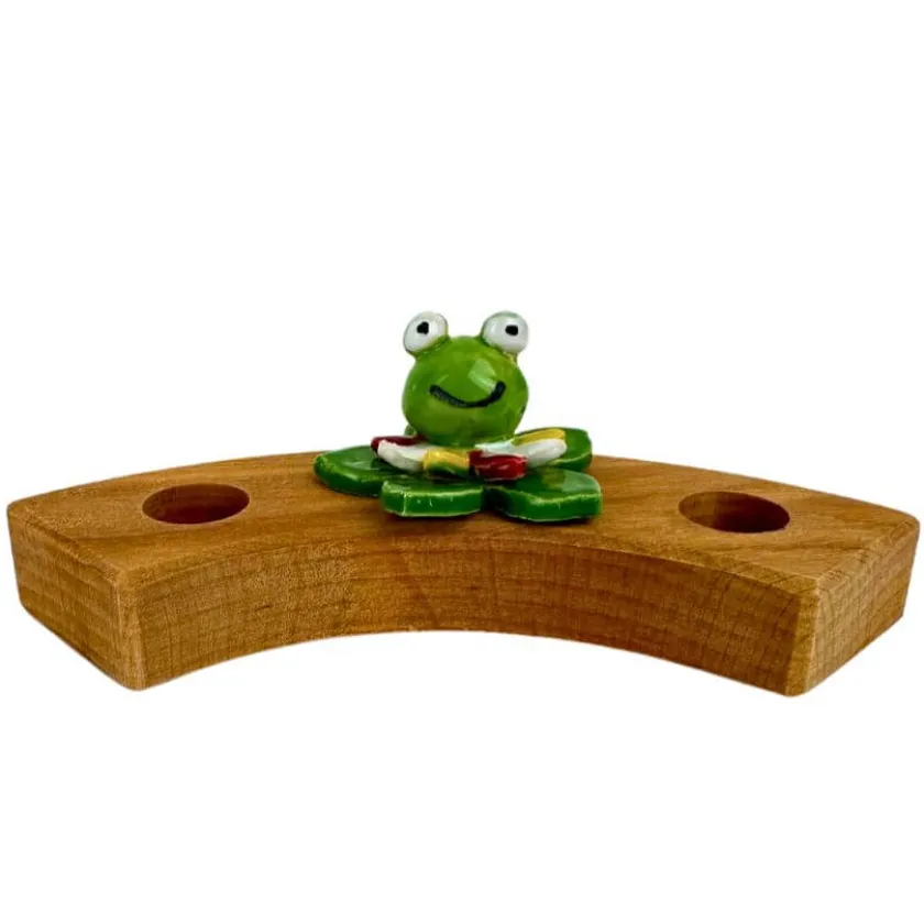 Klein dappertje Kikker Oeteldonk carnaval steker