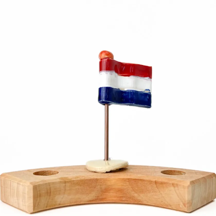 Klein dappertje Nederlandse vlag steker