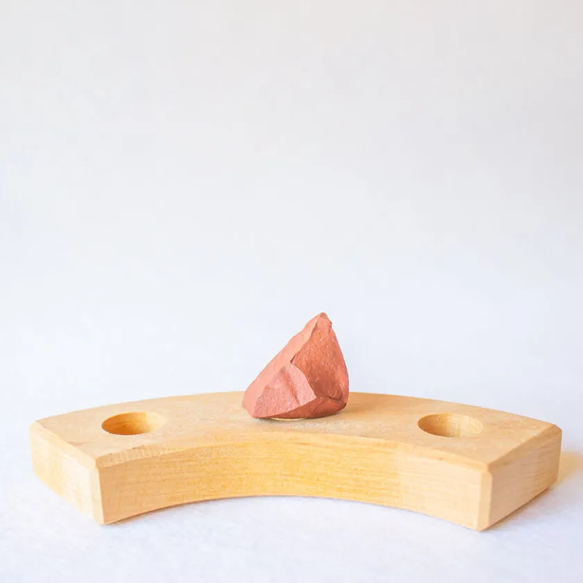 Klein dappertje Rode Jaspis steker | Steenbok