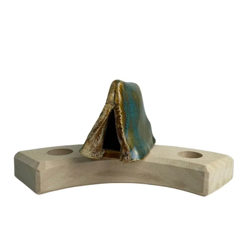 Klein dappertje Tent steker