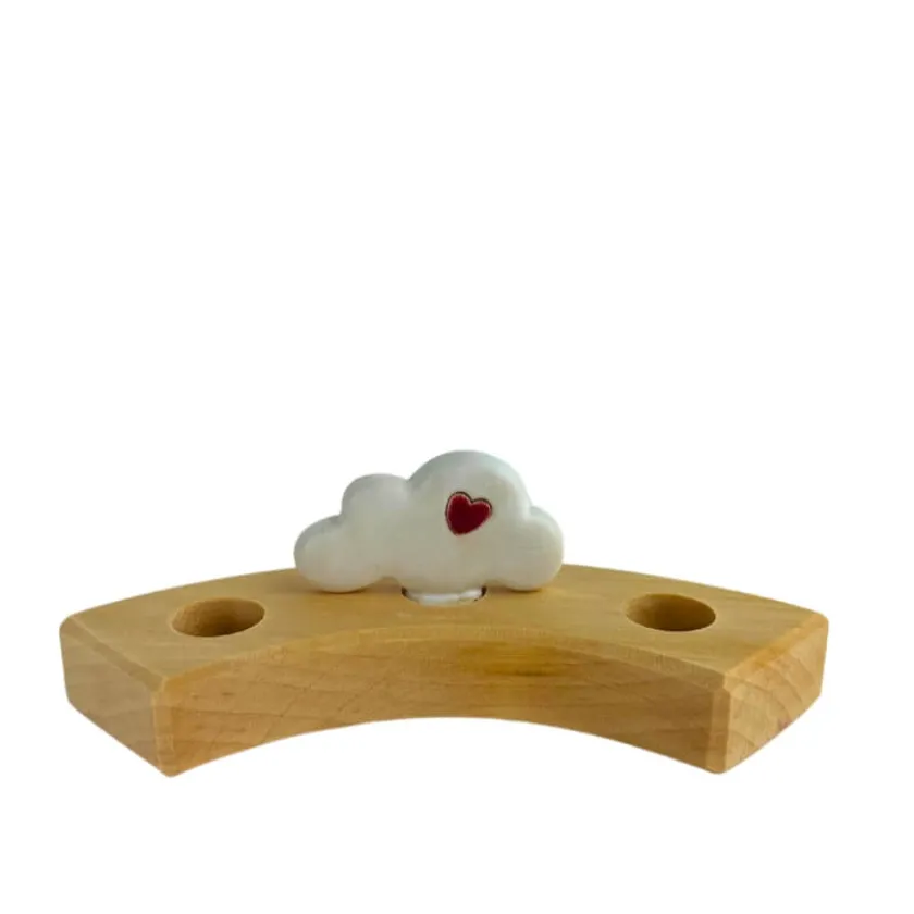 Klein dappertje Wolk met hartje steker