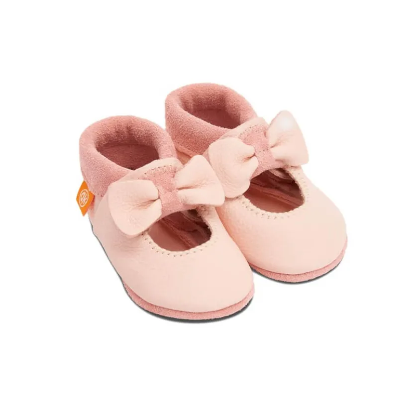 Orangenkinder Leren babyslofjes ballerina