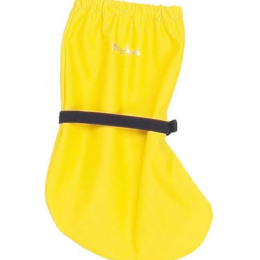Playshoes Regenoverschoen met fleecevoering geel